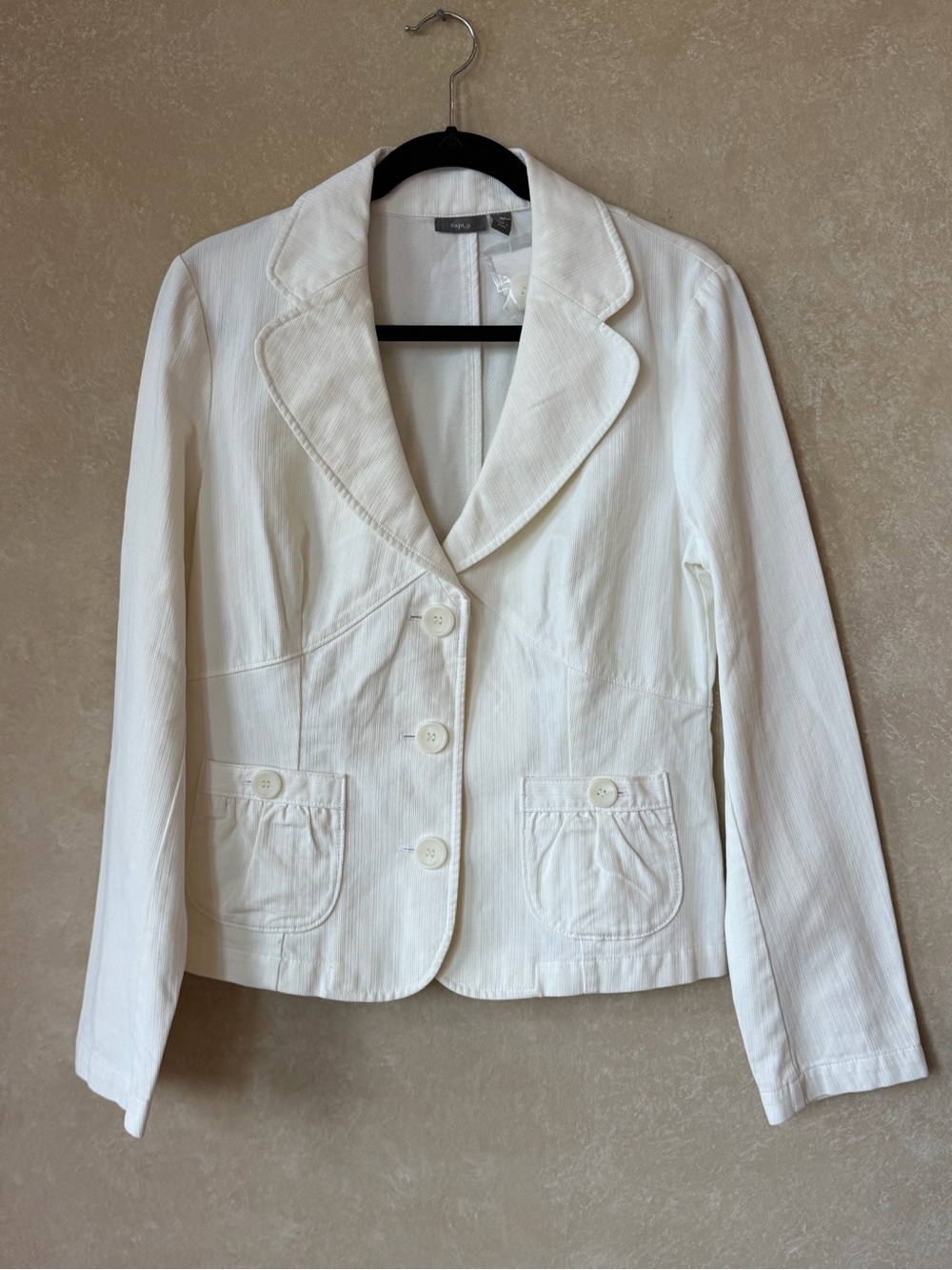 NEW Apt. 9 Women’s Lightweight White Blazer Size 12